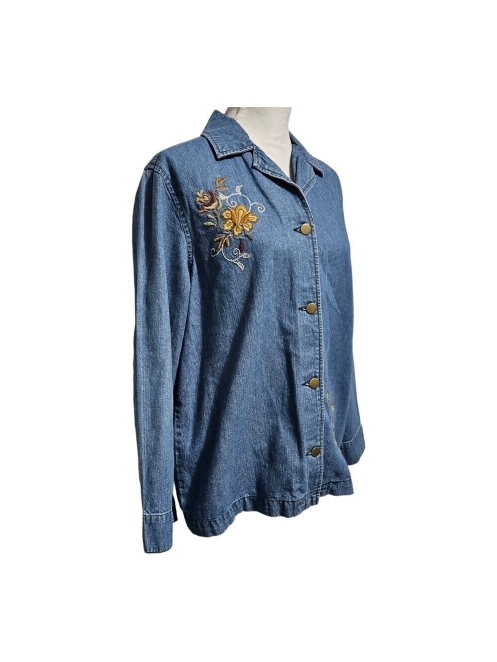 Classic Elements Jean Jacket Size L 14 16